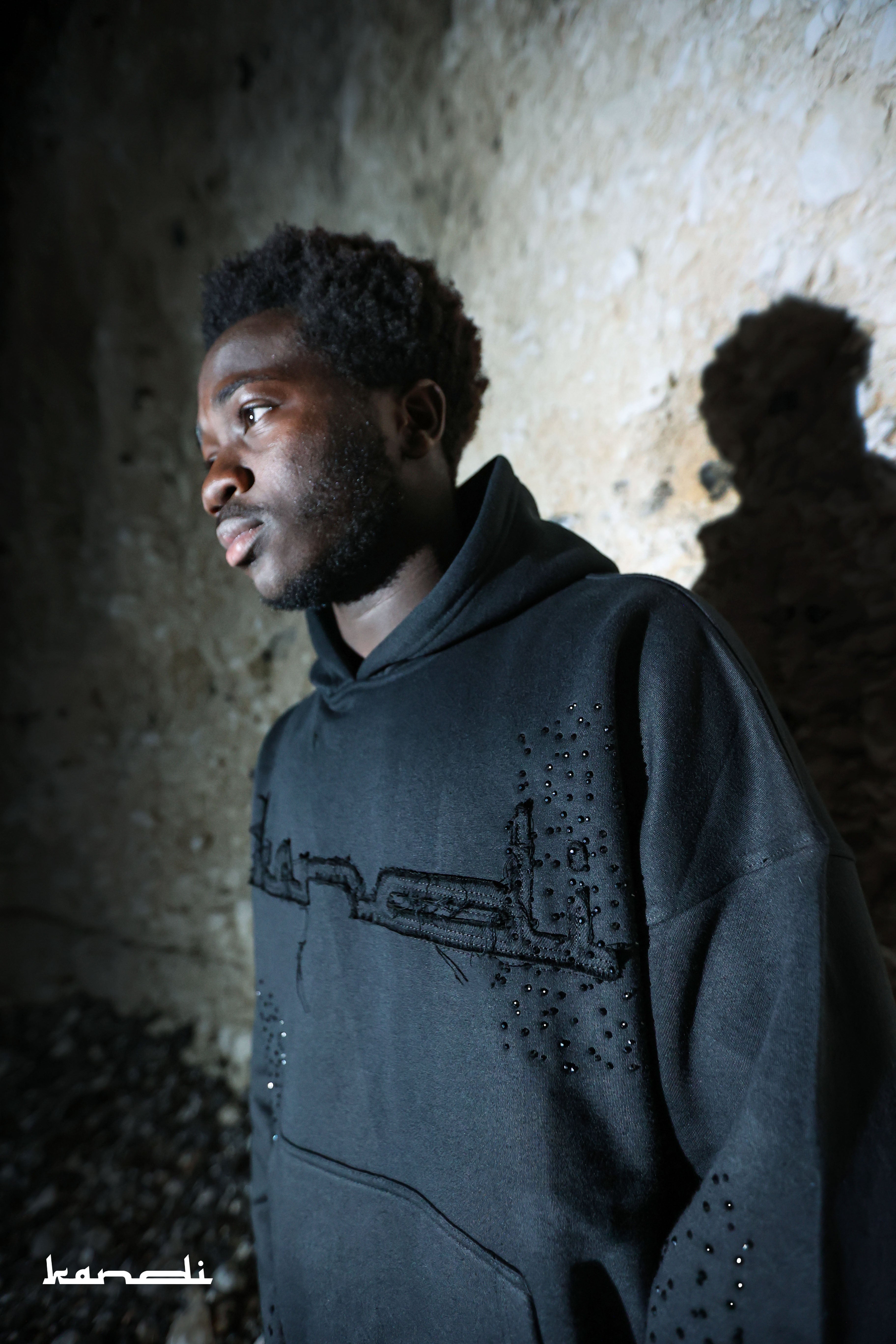 Obsidian Black Hoodie