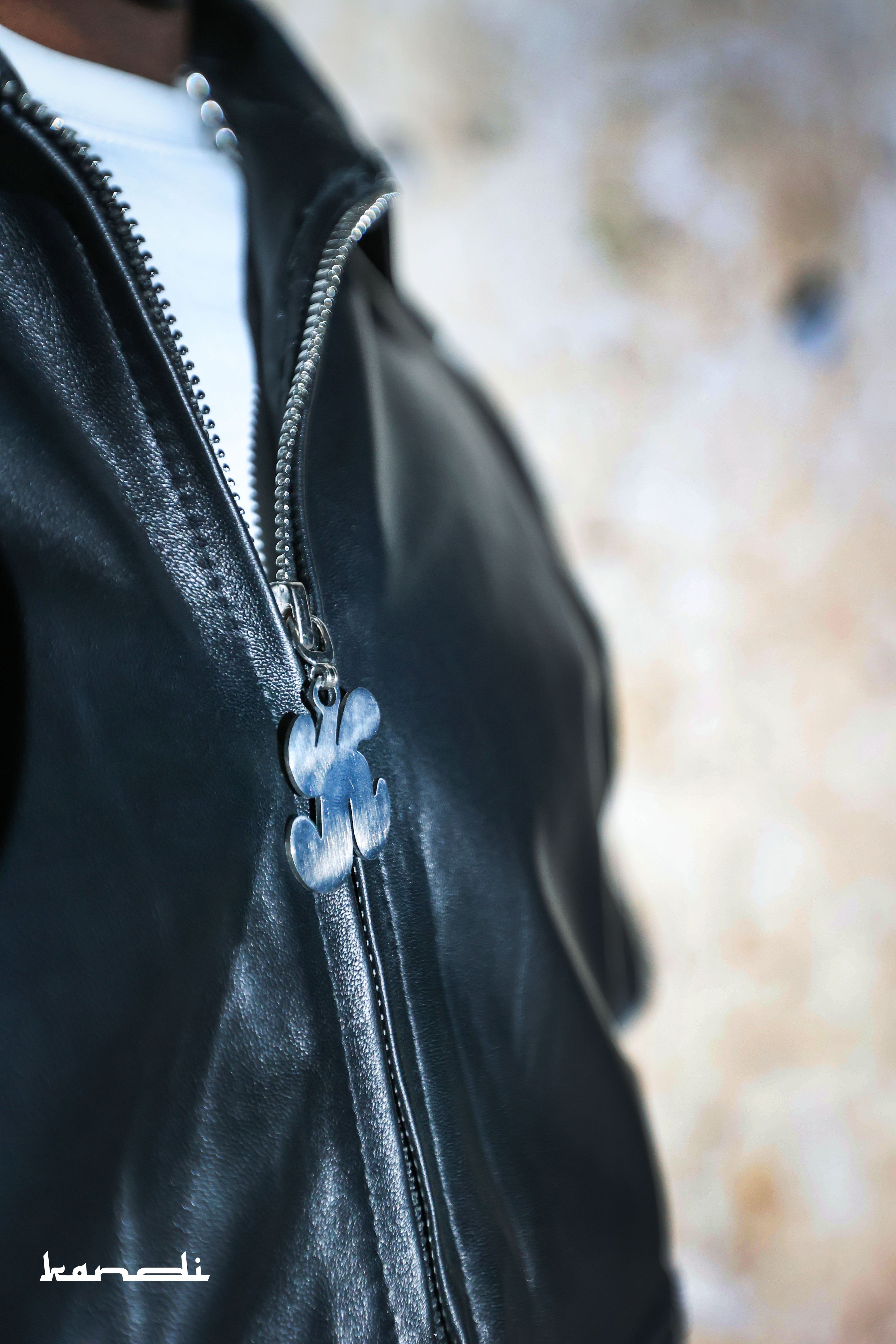 Stealth Black Leather Jacket