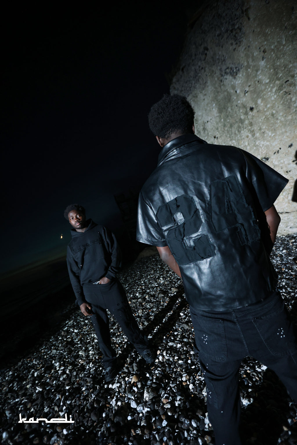 Stealth Black Leather Jacket