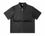 Stealth Black Leather Jacket