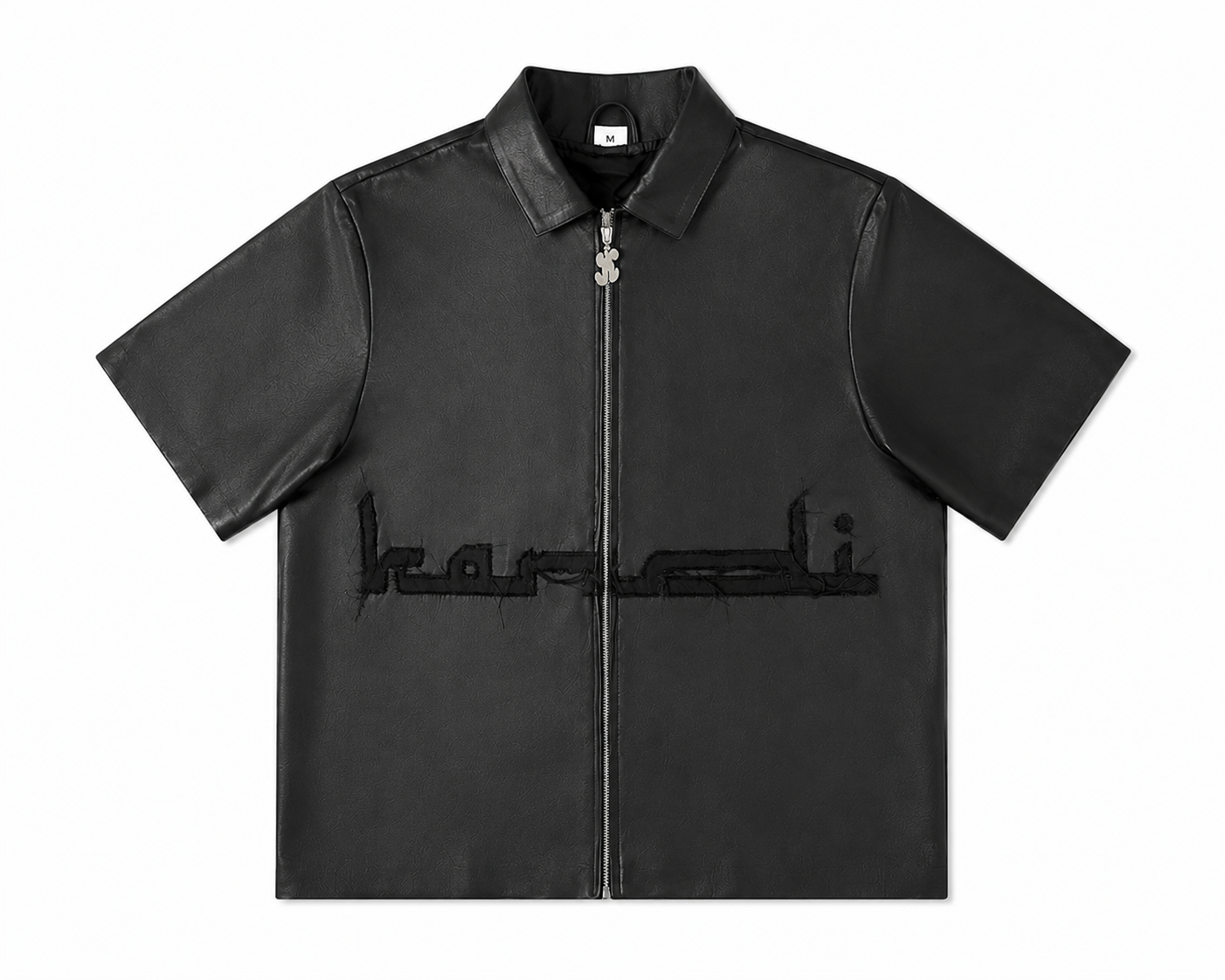 Stealth Black Leather Jacket