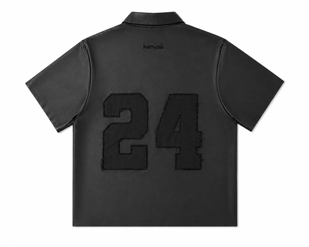 Stealth Black Leather Jacket