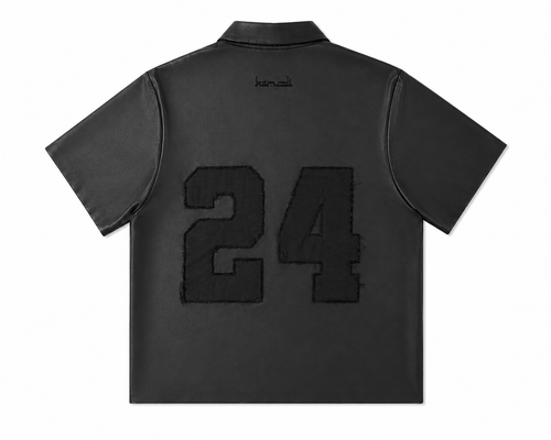 Stealth Black Leather Jacket